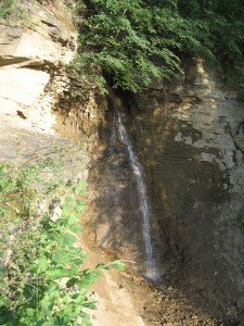 Водопад Шарлама, вид с уступа