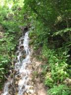 Водопадик на ручье ниже Шумиловского водопада