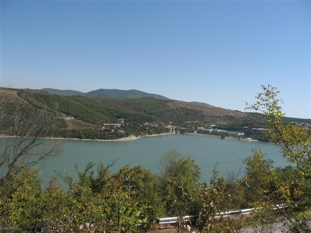 Озеро Абрау-Дюрсо, вид с горы