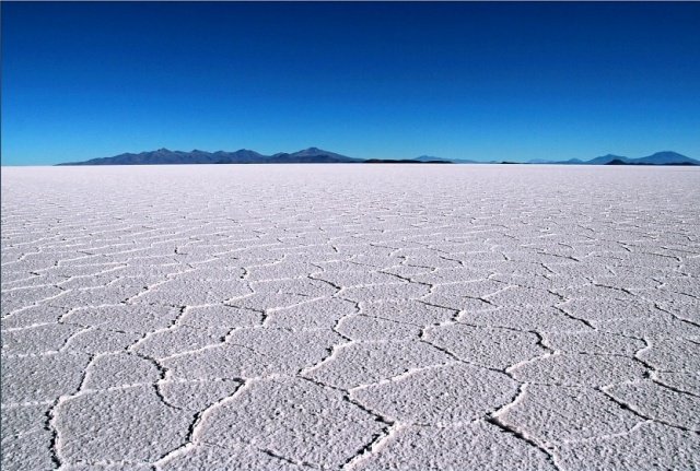 Солончак Уюни, сухой сезон Солончак Уюни, сухой сезон
